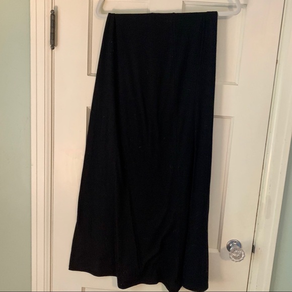 Black full length maxi skirt - Picture 2 of 3